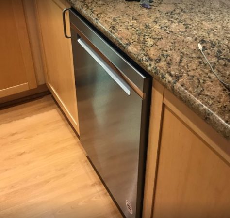 new dishwasher in condo