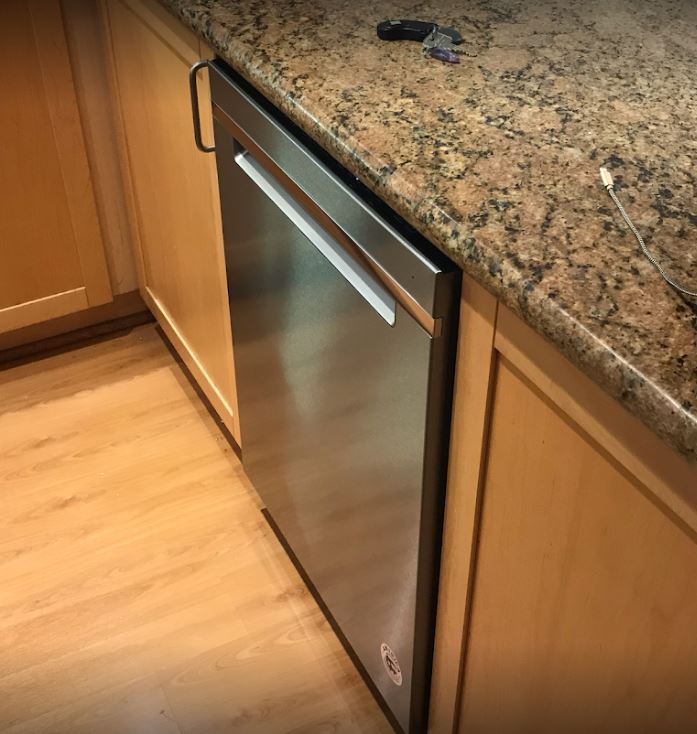 new dishwasher in condo